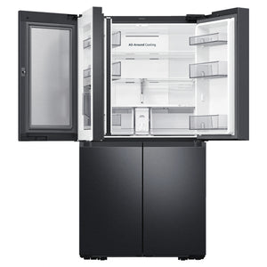 Samsung 648L French Door Refrigerator with Internal Beverage Centre SRF7500BB, Front Top Double Door Open View