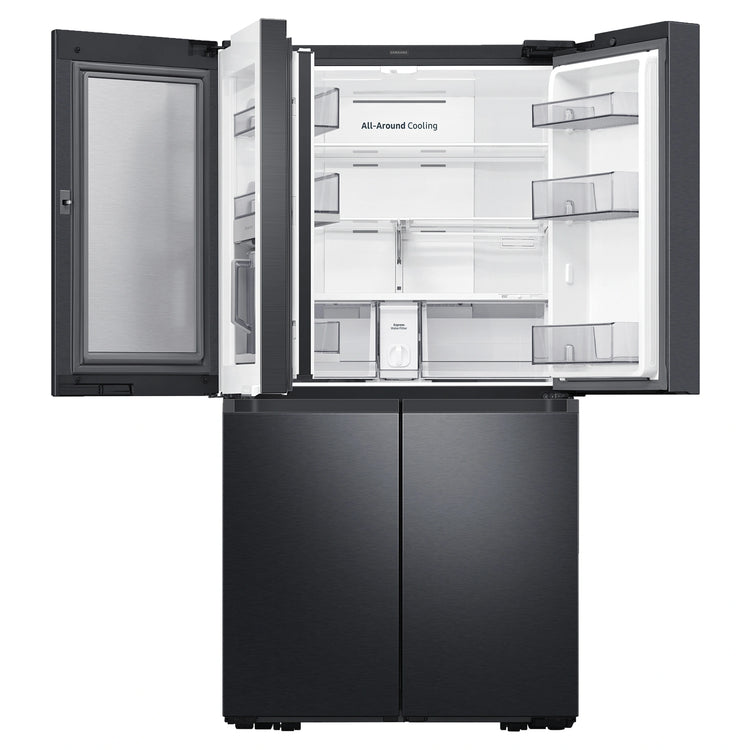 Samsung 648L French Door Refrigerator with Internal Beverage Centre SRF7500BB, Front Top Double Door Open View