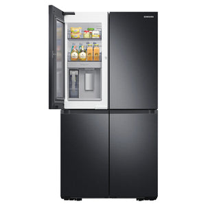 Samsung 648L French Door Refrigerator with Internal Beverage Centre SRF7500BB, Front Top Left Side View Storage