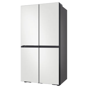 Samsung 648L Cotta White French Door Refrigerator with Internal Beverage Centre™SRFX7600W, Left Side View