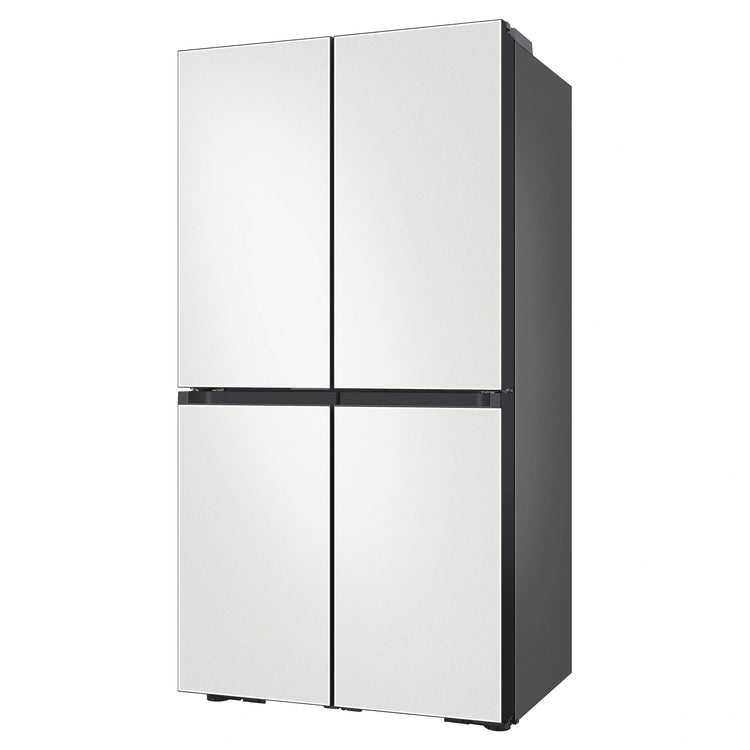 Samsung 648L Cotta White French Door Refrigerator with Internal Beverage Centre™SRFX7600W, Left Side View