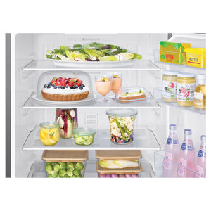 Samsung 427L Smart Bottom Mount Refrigerator SRL4200B, Fridge Inside View With Storages