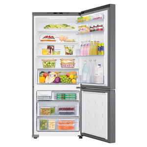 Samsung 427L Smart Bottom Mount Refrigerator SRL4200S, Front View With Door Open Storages