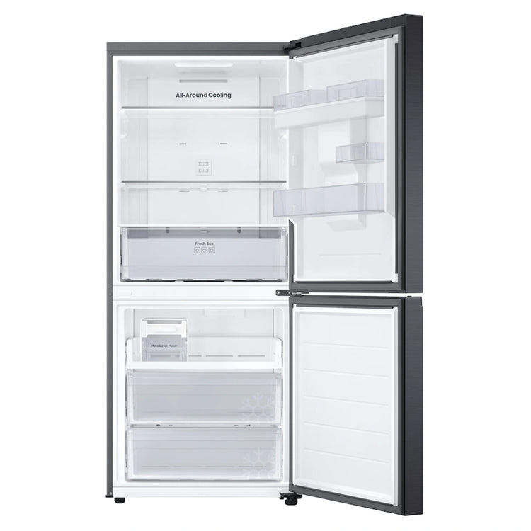 Samsung 455L Smart Bottom Mount Refrigerator SRL4600BD, Front View With Door Open