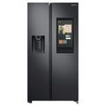 Samsung 656L Black Side by Side Smart Refrigerator - Family Hub SRS656MBFH4, Front View