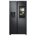 Samsung 656L Black Side by Side Smart Refrigerator - Family Hub SRS656MBFH4, Front View