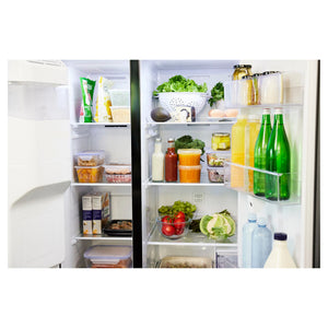 Samsung 656L Black Side by Side Smart Refrigerator - Family Hub SRS656MBFH4, Inside Storage View