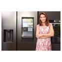 Samsung SRS656MBFH4 656L Black Side by Side Smart Refrigerator - Family Hub