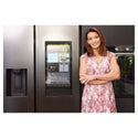 Samsung SRS656MBFH4 656L Black Side by Side Smart Refrigerator - Family Hub