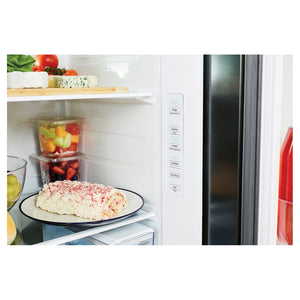 Samsung 635L Matte Black Side By Side Refrigerator SRS673DMB, Inside View