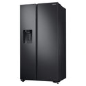 Samsung 635L Matte Black Side By Side Refrigerator SRS673DMB, Left Side View