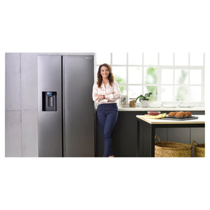 Samsung 635L Matte Black Side By Side Refrigerator SRS673DMB, Lifestyle View