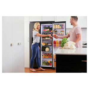 Samsung 635L Matte Black Side By Side Refrigerator SRS673DMB, Lifestyle View