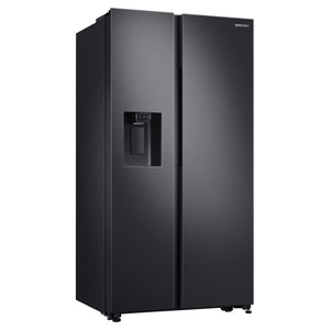 Samsung 635L Matte Black Side By Side Refrigerator SRS673DMB, Right Side View