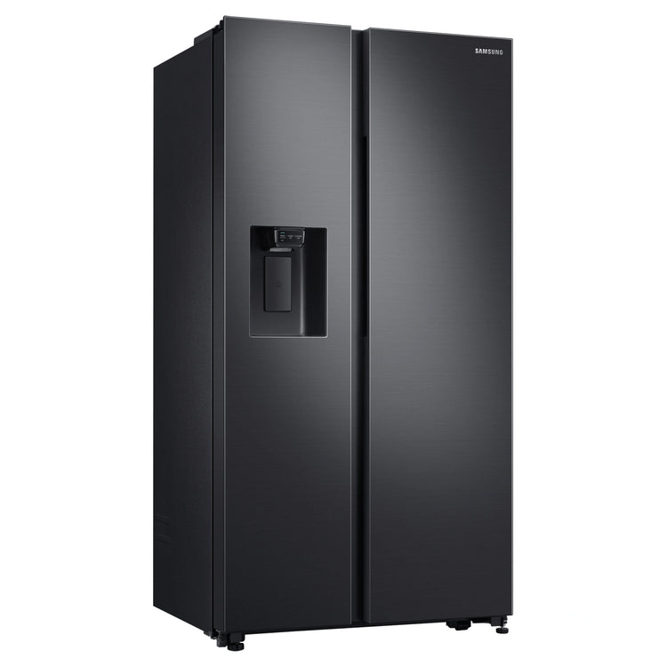 Samsung 635L Matte Black Side By Side Refrigerator SRS673DMB, Right Side View