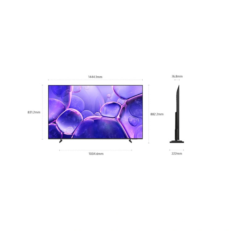 Samsung 65 Inch U8500F Crystal UHD 4K Smart TV UA65U8500FWXXY, Dimensions