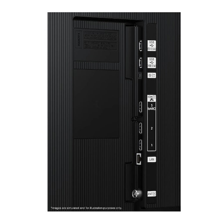 Samsung 98 inch Ultra HD 4K LED Smart Tizen TV UA98DU9000WXXY, Back Side View