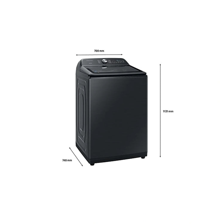 Samsung 12kg Top Load Washer WA12A8376GV, Dimensions