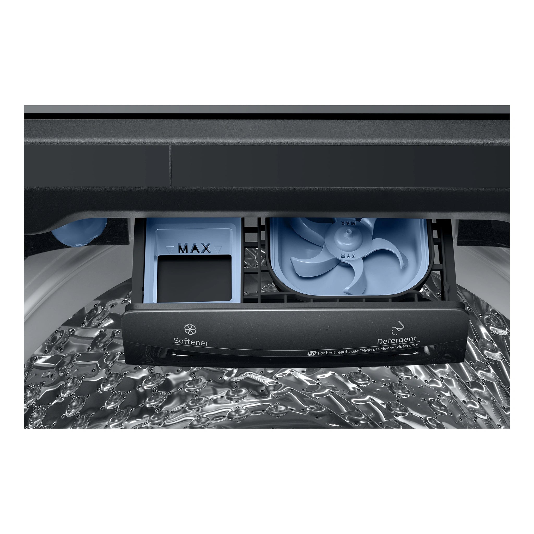Samsung 12kg Top Load Washer WA12A8376GV, Drawer Open View
