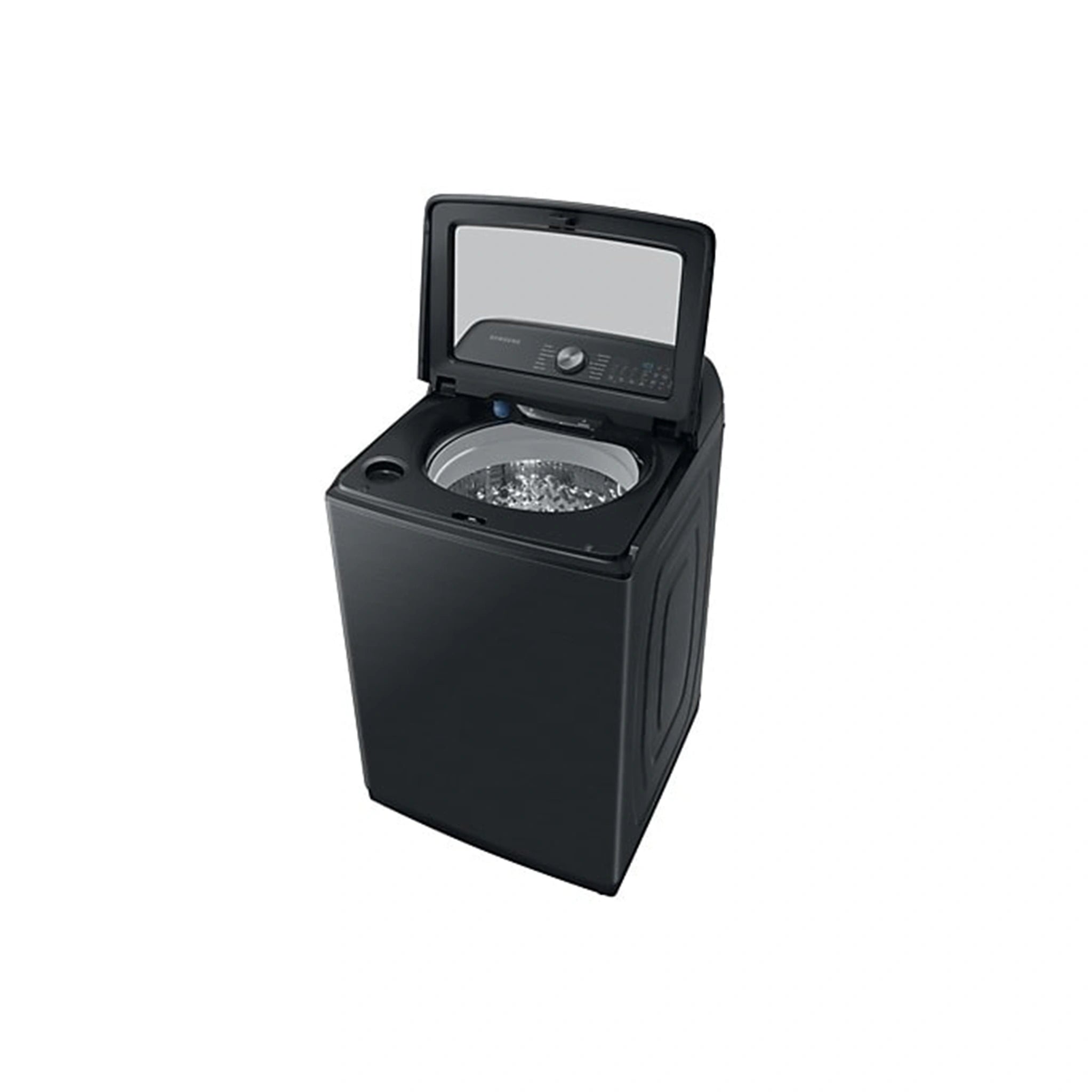 Samsung 12kg Top Load Washer WA12A8376GV, Right Side View With Door Open