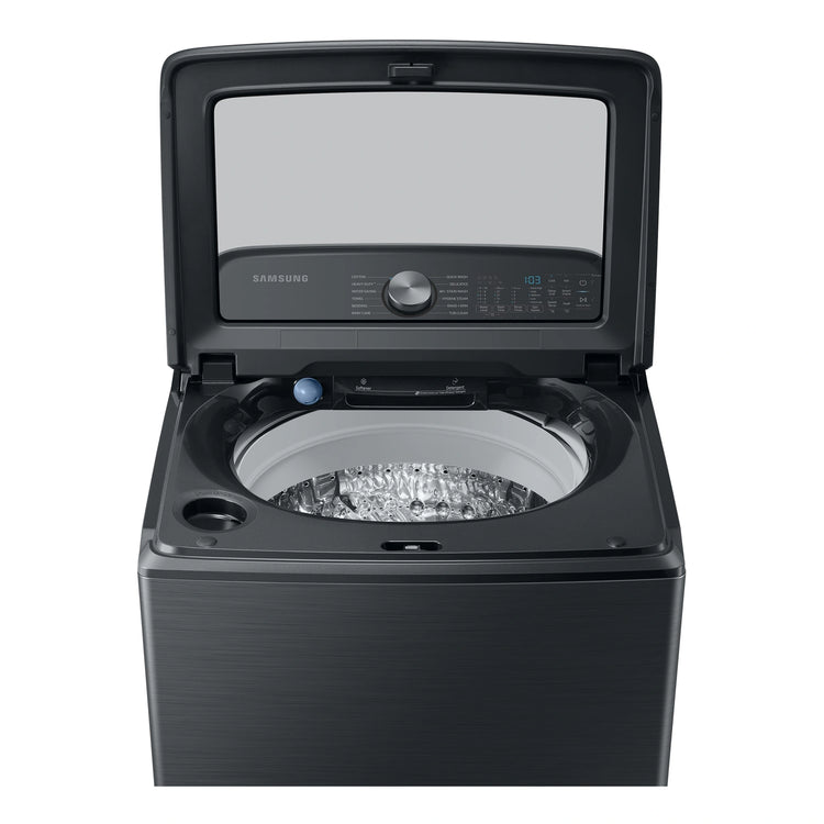 Samsung 12kg Top Load Washer WA12A8376GV, Top View With Door Open 2