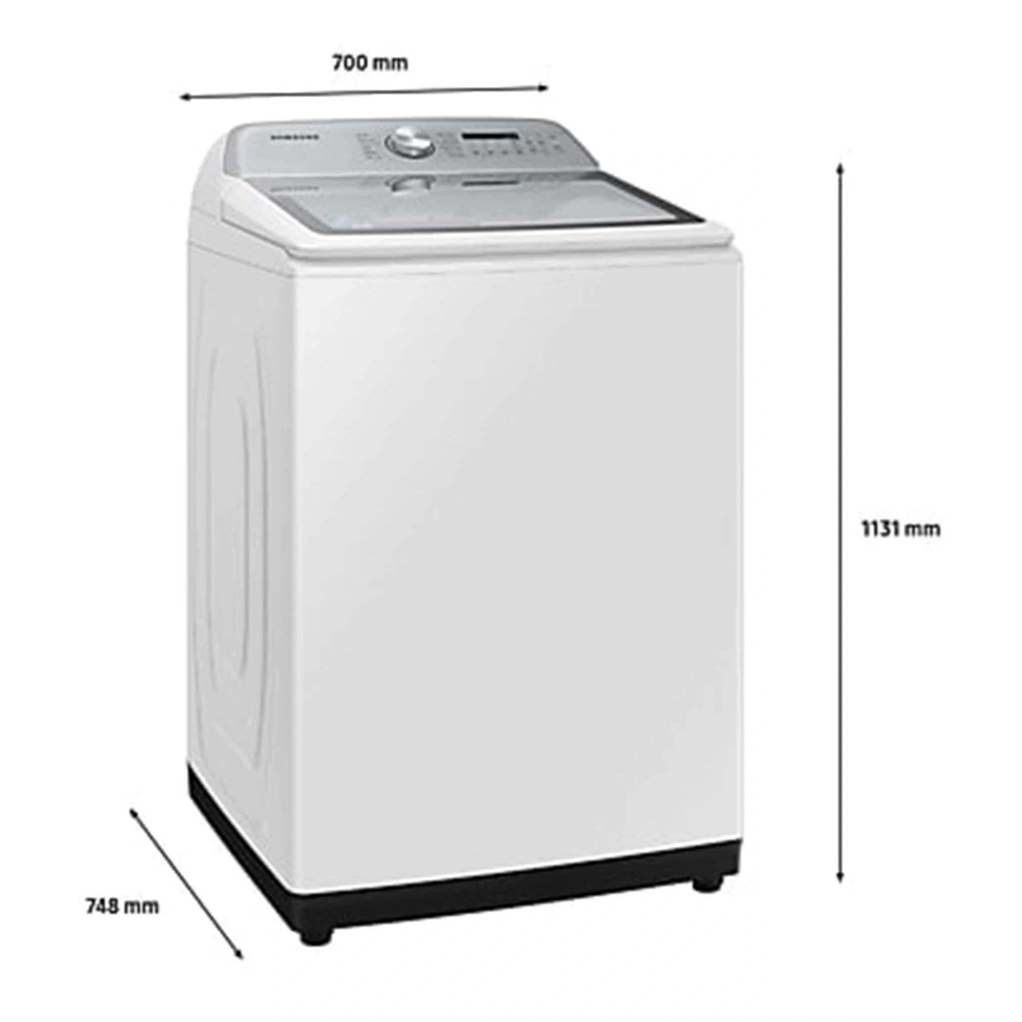 Samsung WA12A8376GW 12kg Top Load Washer with BubbleStorm