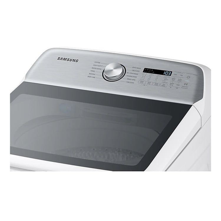 Samsung 12kg Top Load Washing Machine WA12A8376GW, Top View 3