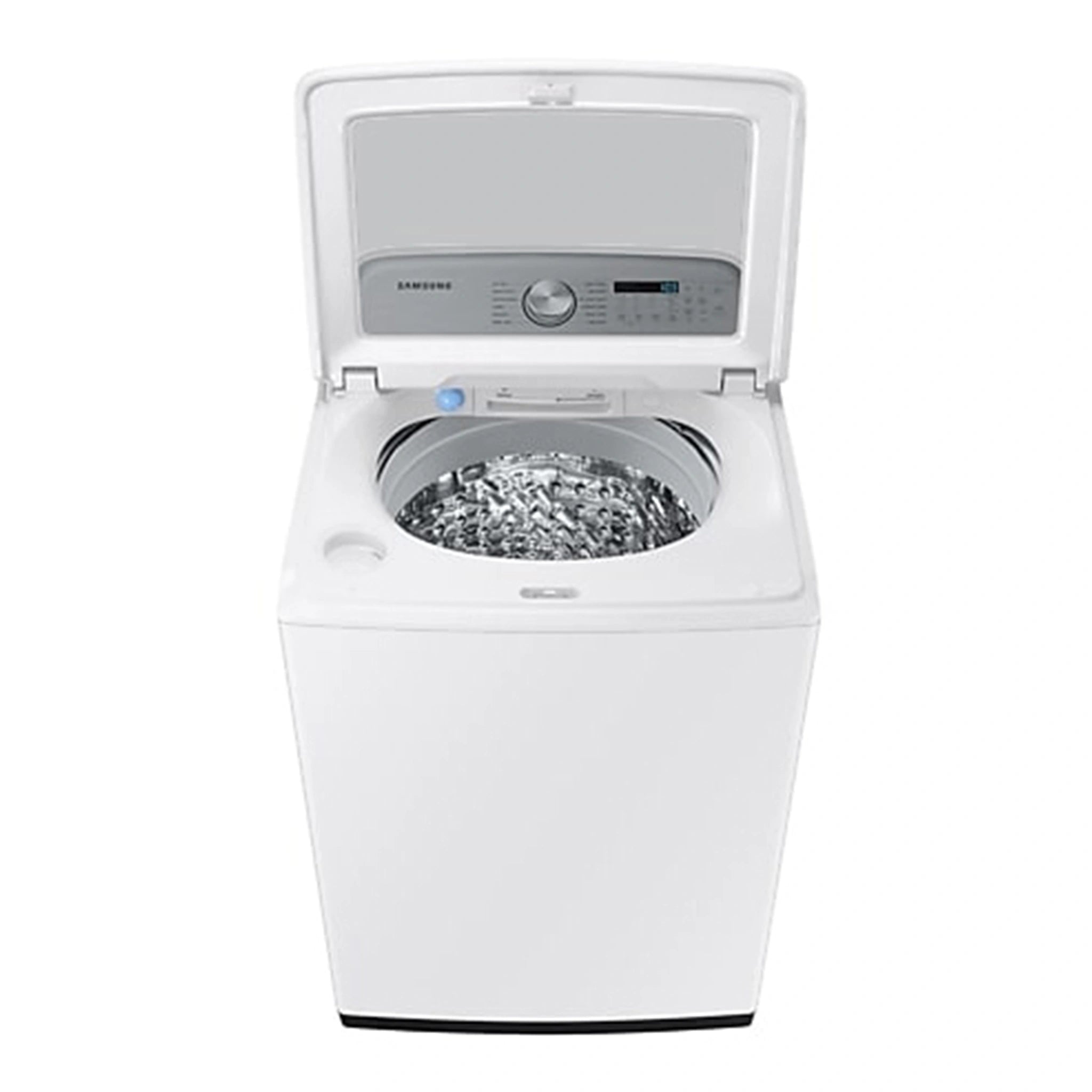 Samsung 12kg Top Load Washing Machine WA12A8376GW, Top View With Door Open