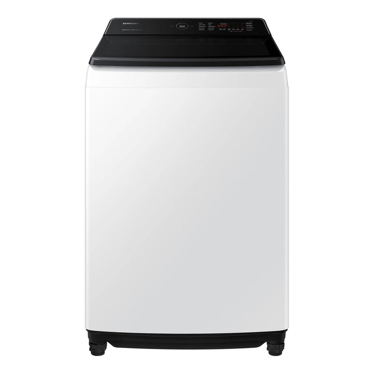 Samsung 9kg Top Load Washer with BubbleStorm WA90CG6745BW, Front View
