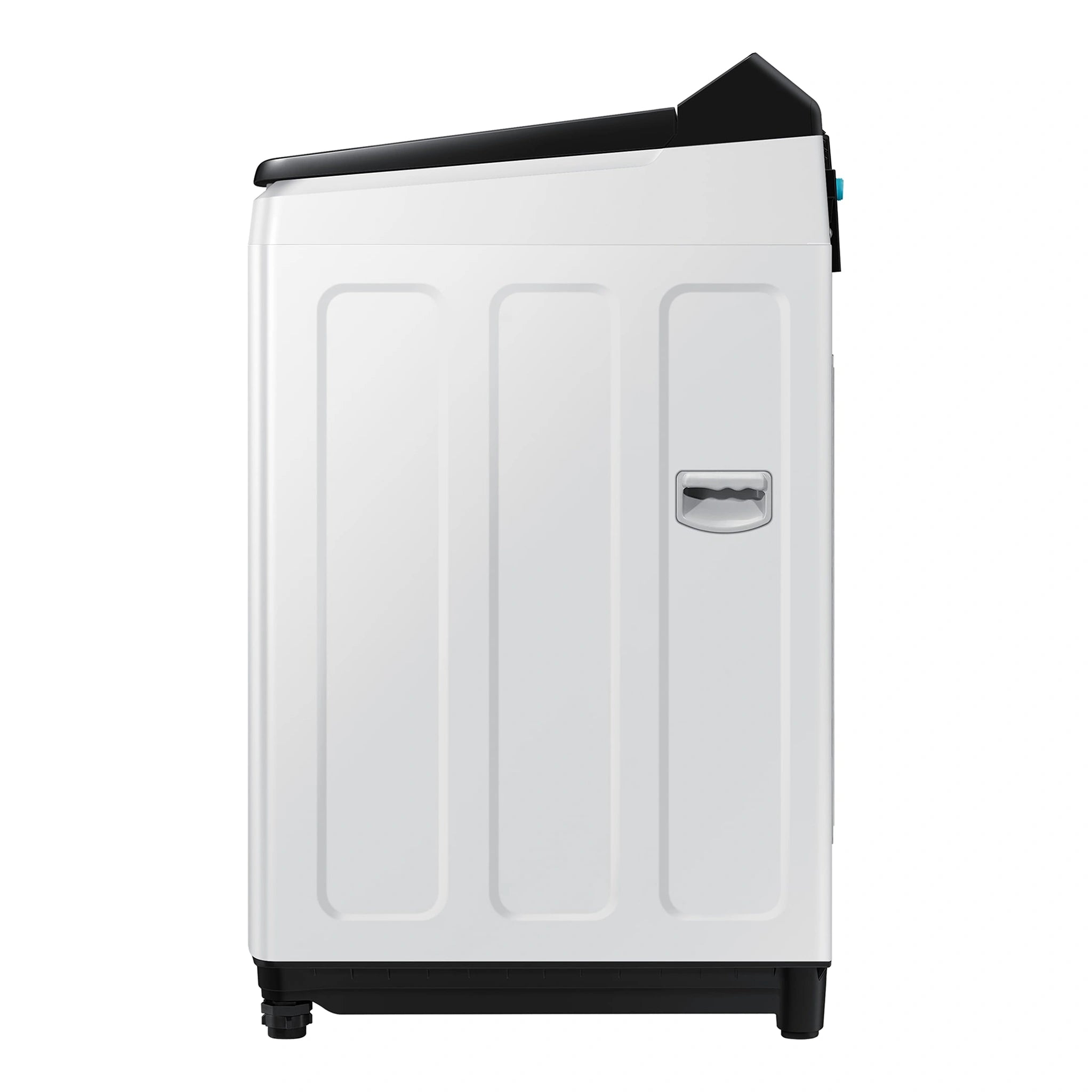 Samsung 9kg Top Load Washer with BubbleStorm WA90CG6745BW, Side View