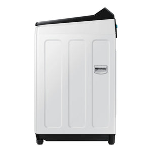 Samsung 9kg Top Load Washer with BubbleStorm WA90CG6745BW, Side View