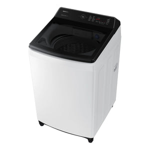 Samsung 9kg Top Load Washer with BubbleStorm WA90CG6745BW, Top Right Side View