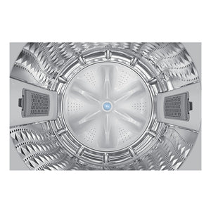 Samsung 9kg Top Load Washer WA90CG6745BW, Top View With Door Open