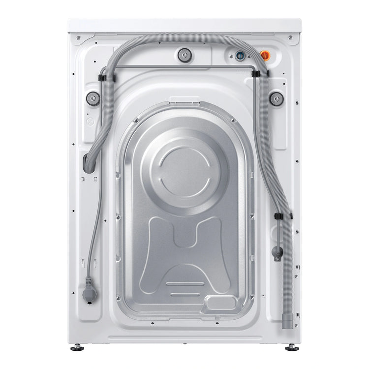 Samsung 9kg Front Load Smart Washing Machine with Steam Wash WW90T504DAW, Back View