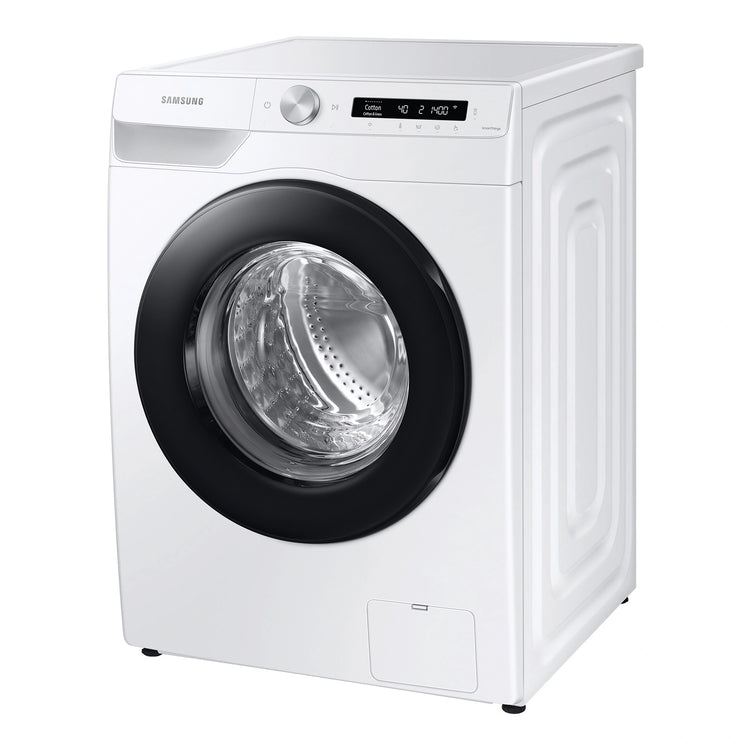 Samsung 9kg Front Load Smart Washing Machine with Steam Wash WW90T504DAW, Right Side View
