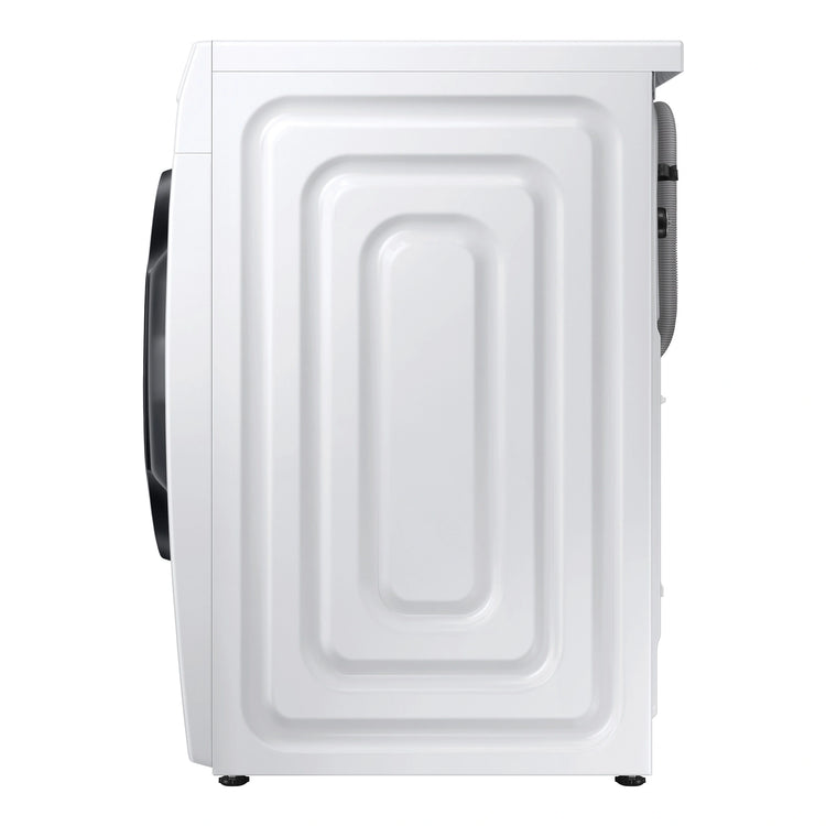Samsung 9kg Front Load Smart Washing Machine with Steam Wash WW90T504DAW, Side View