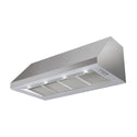Smeg SBQ48X-1 120cm Barbecue Rangehood, Bottom left view