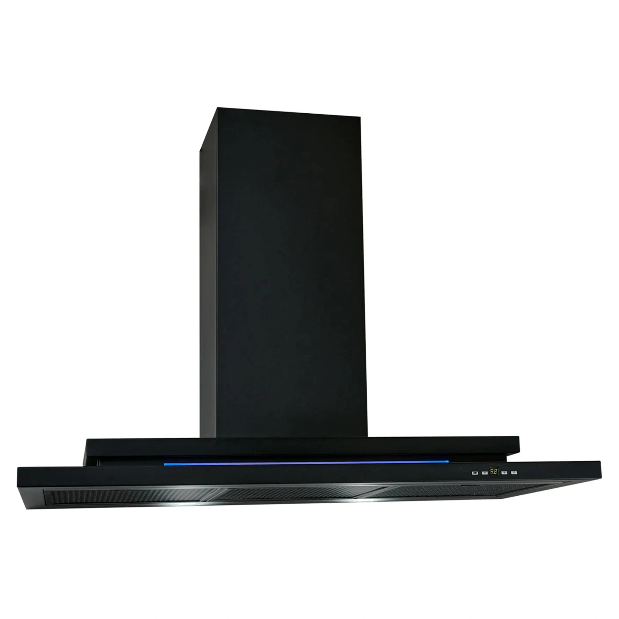 Schweigen 90cm Silent Wallmount Rangehood – Black DS3131R2BSP, Front View