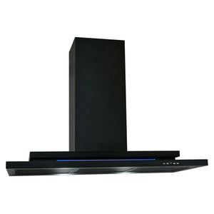 Schweigen 90cm Silent Wallmount Rangehood – Black DS3131R2BSP, Front View