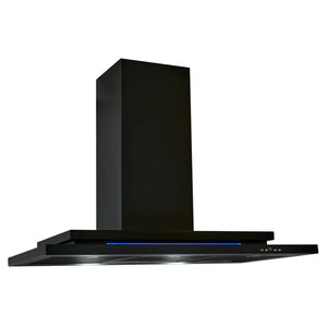 Schweigen 90cm Silent Canopy Rangehood – Black DS3131R2BST, Front Right Side View