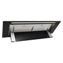 Schweigen KLS9GLASSBLKSP Silent Black Glass Undermount Rangehood 900mm