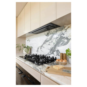 Schweigen Silent Black Glass Undermount Rangehood 900mm KLS9GLASSBLKSP, Lifestyle View 2