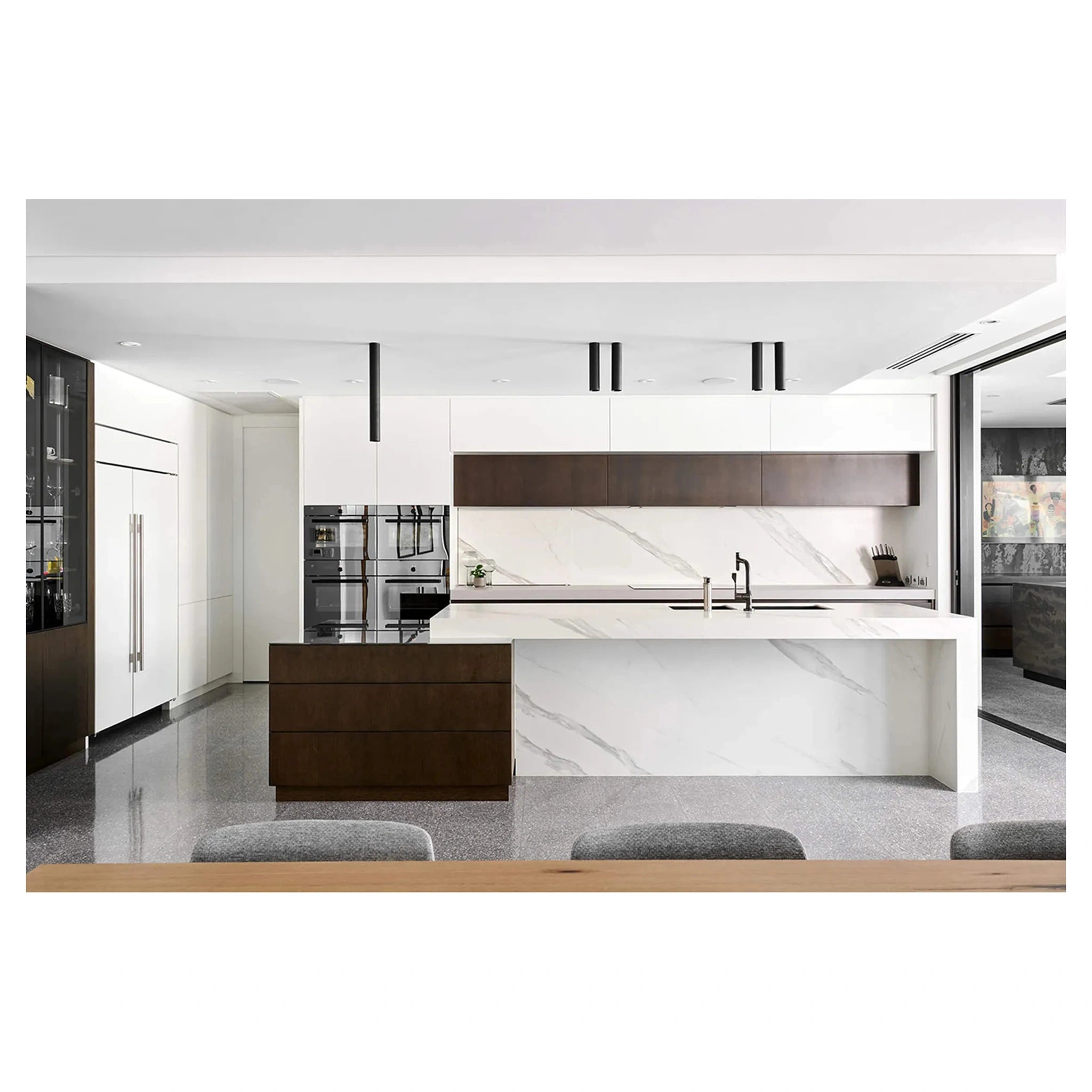 Schweigen Silent Black Glass Undermount Rangehood 900mm KLS9GLASSBLKSP, Lifestyle View 7