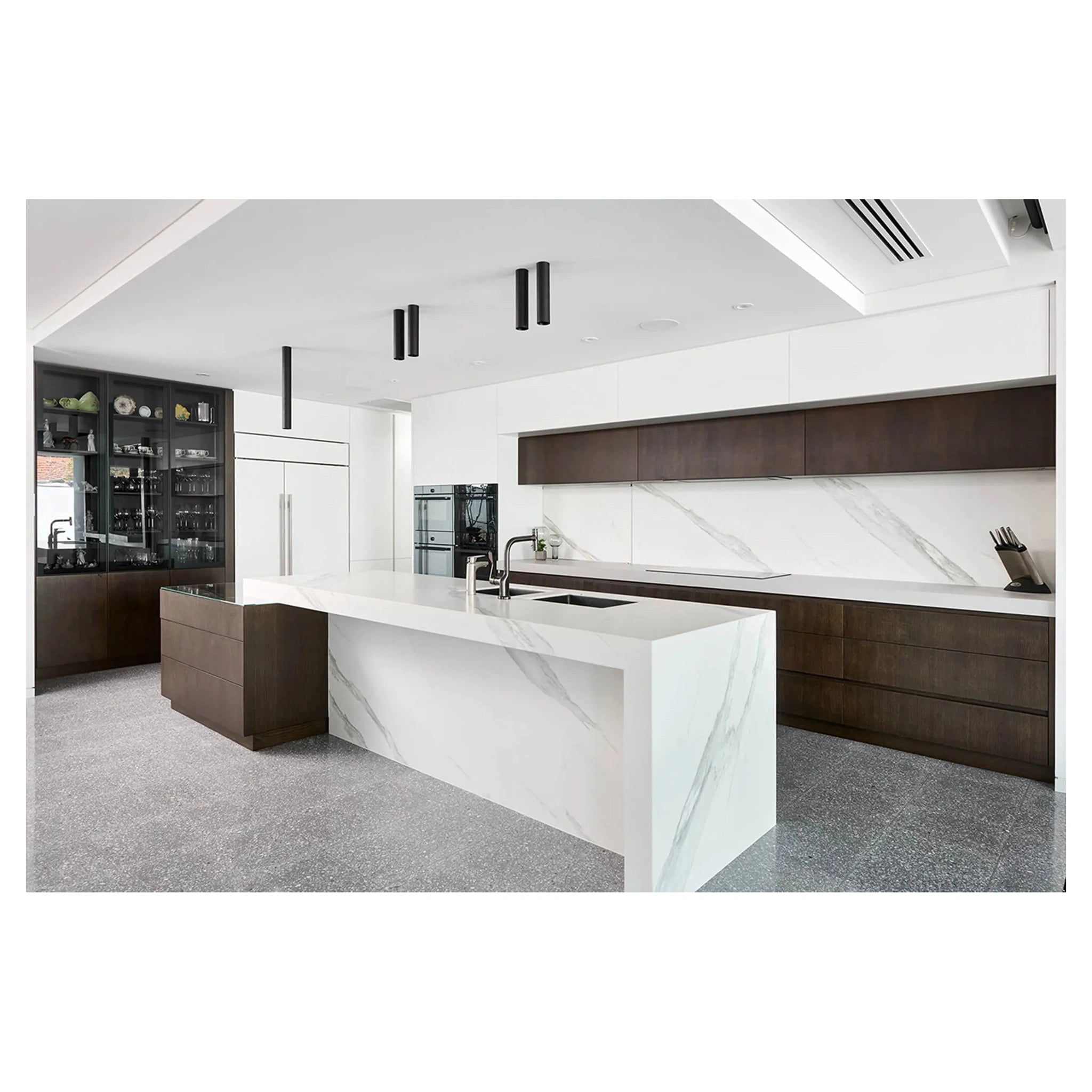 Schweigen Silent Black Glass Undermount Rangehood 900mm KLS9GLASSBLKSP, Lifestyle View 8