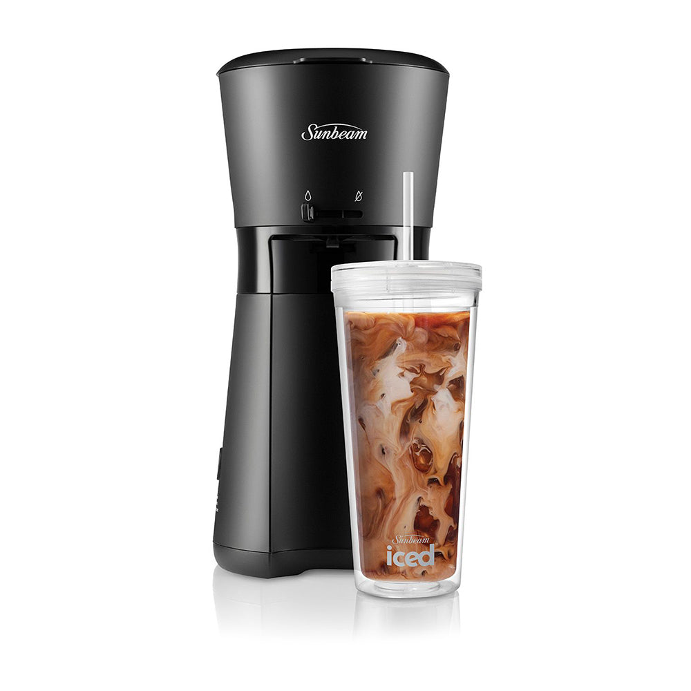 Sunbeam SDP1000BK Iced Coffee Machine with 650ml Insulated Tumbler, Front view 2