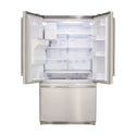 Smeg 762L French Door Fridge Stainless Steel SF640S1, Top open