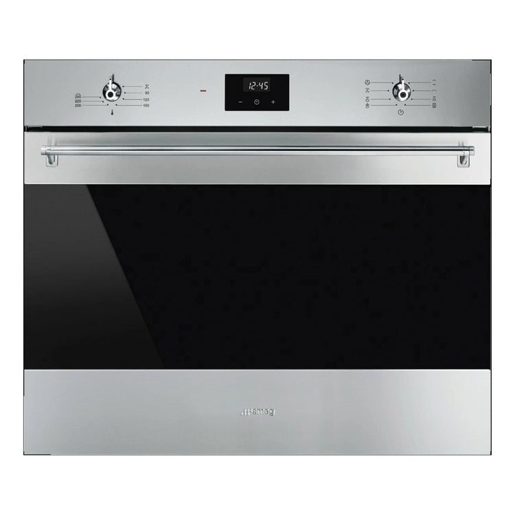 Smeg 70cm Classic Thermoseal Built-In Oven SFA7300TVX, Front View