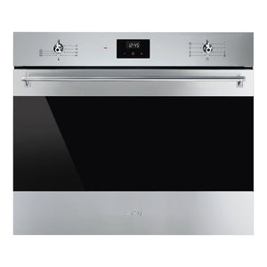 Smeg 70cm Classic MultiFunction Oven Stainless Steel SFA7300TX, Front View