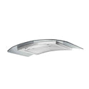 Smeg 90cm Canopy Rangehood Stainless Steel with Glass SHWG910X, Front left view 2