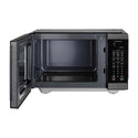 Sharp Flatbed Microwave Oven Black Stainless Steel SM267FHBS, Front view with door open